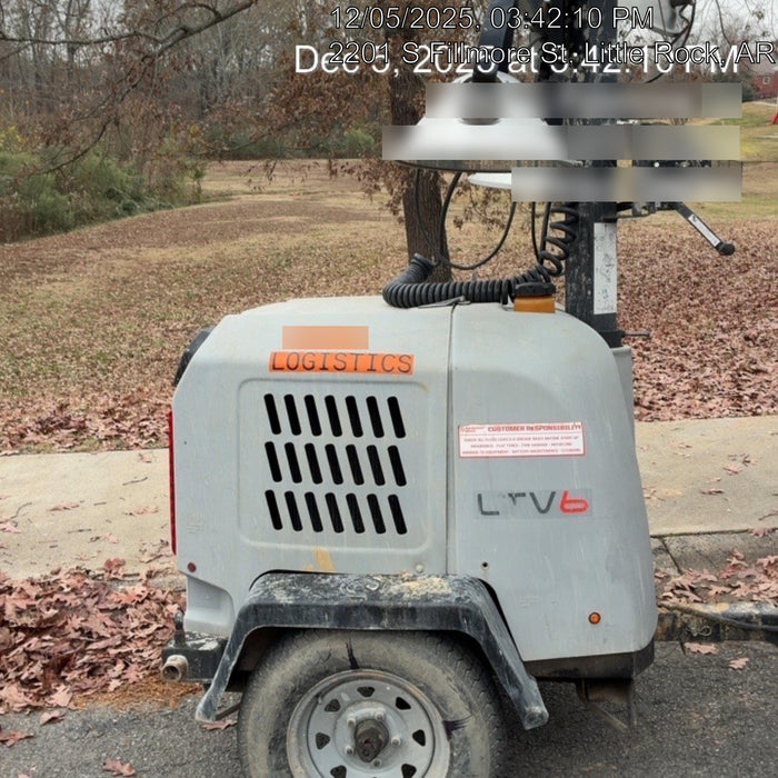 2019 Wacker Neuson LTV6L-MH Wacker Neuson LTV6L Mobile Light Tower w/Fuel Level Sensor Installed