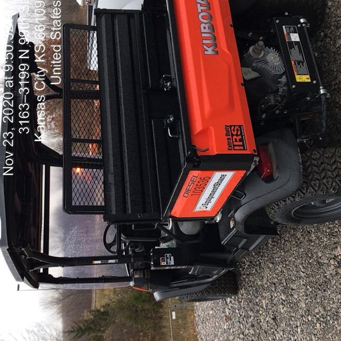 2020 Kubota RTV-X1140W-H 4WD utility cart -LED strobe -Windshield tempered glass -Plastic canopy -Wire harness kit -Backup alarm