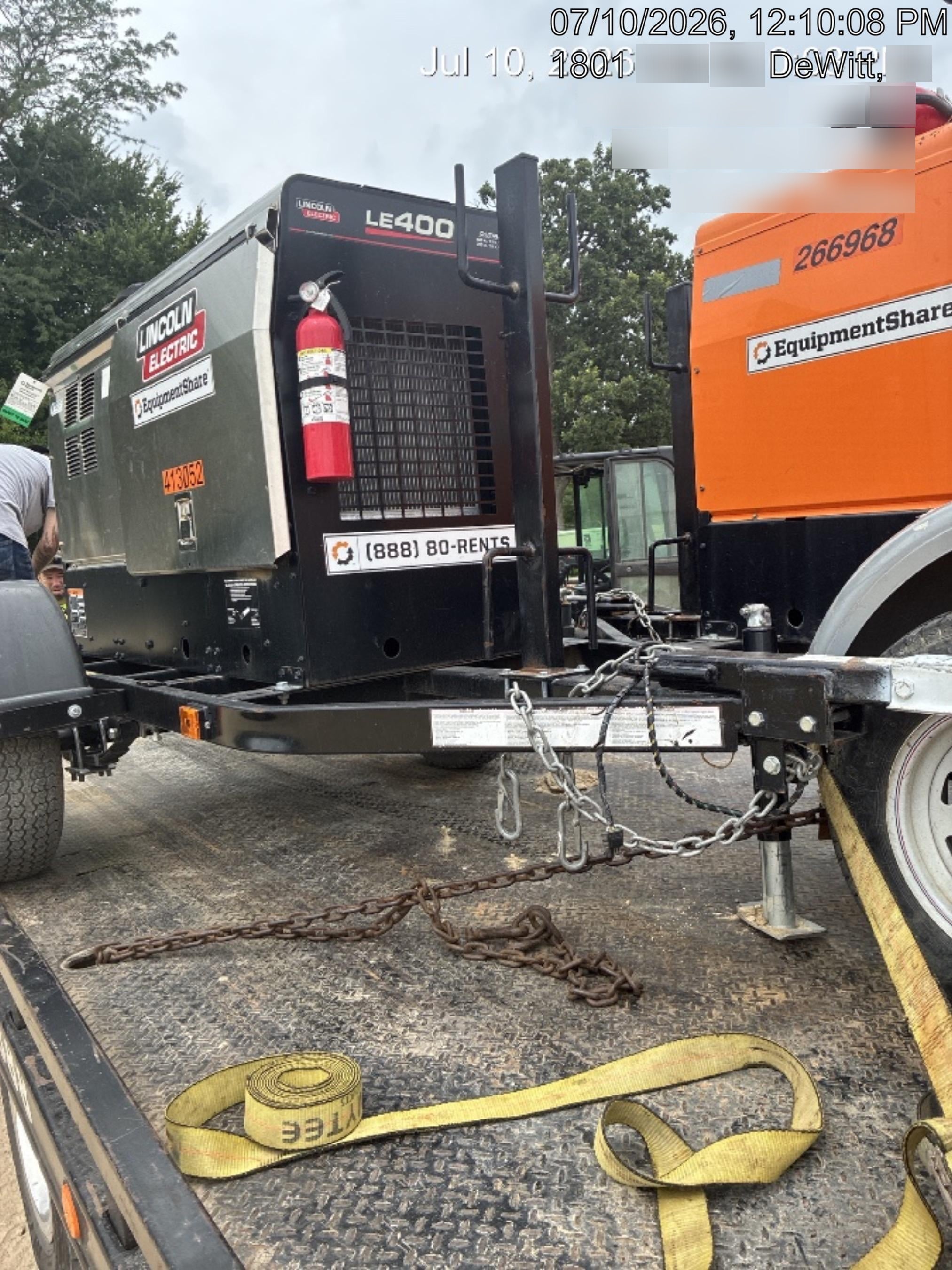 2024 Lincoln Electric LE400 Kubota V1505, Trlr, Cable Rack, Light Kit, ES Decals, T3