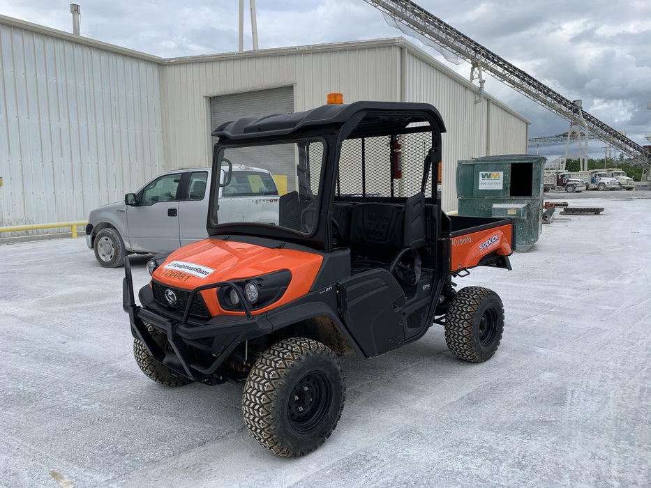 2020 Kubota RTV-XG850WL-H 4wd Utility Cart, 4 Seat,Gas, LED Strobe, Windshield Tempered Glass, Plastic Canopy, Wire Harness Kit, Backup Alarm