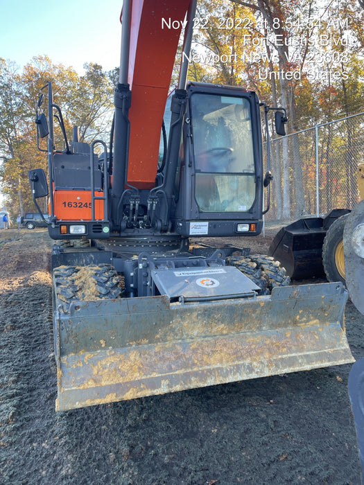 2019 Doosan DX210WE-5 Standard Wheeled Excavator, Hydraulic Quick Coupler