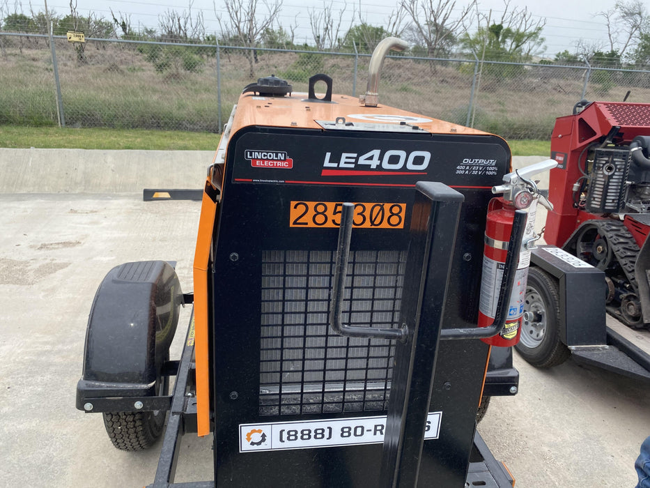 2022 Lincoln Electric LE400 Kubota V1505, Trlr, Cable Rack, Light Kit, ES Decals, T3