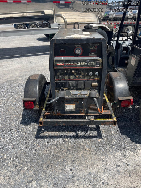 2018 Lincoln Electric Vantage 322 Lincoln Vantage 322 Welder Ready Pak 3 - Vantage 322, Trailer, Fender and light kit, Cable rack