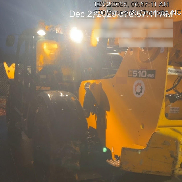 2020 JCB 510-56 Canopy, 74 HP, Solid Tires, STD Worklight, Beacon, Aux Hydraulics, Lifting Eye, Back up Alarm w/66" Carriage/60" Forks