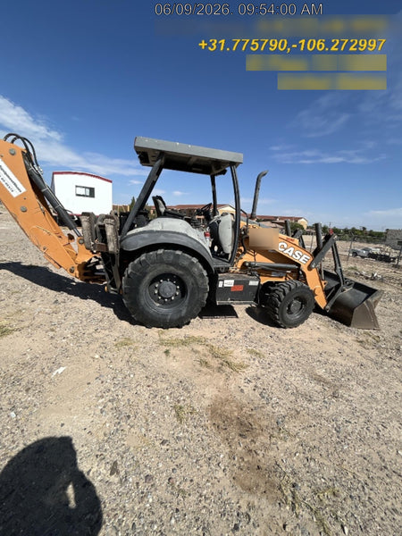 2019 Case 580N EP Canopy, 4WD, GP Front Bucket, Standard Stick, 2-Way Aux Hydraulics, ISO Controls