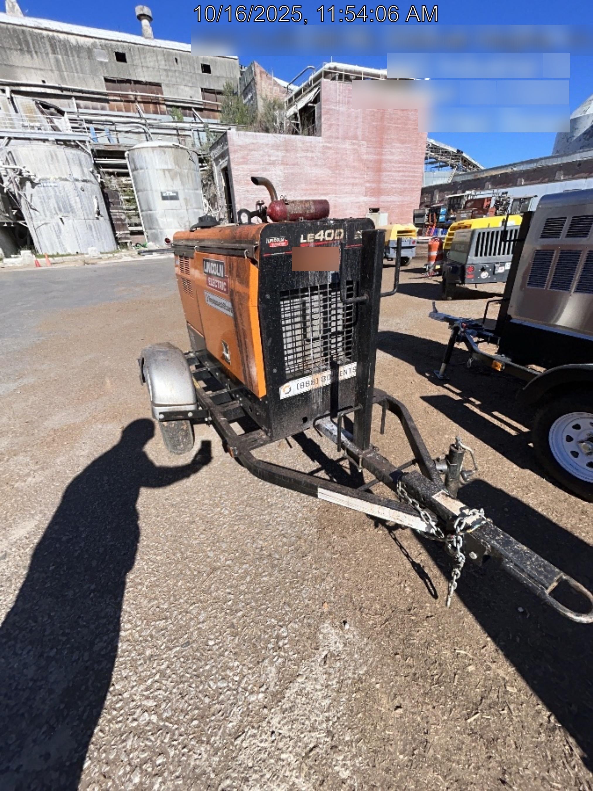2022 Lincoln Electric LE400 Kubota V1505, Trlr, Cable Rack, Light Kit, ES Decals, T3