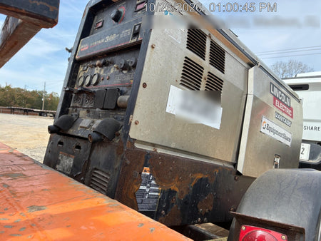 2019 Lincoln Electric Vantage 322 Welder Ready-Pak 3, Two wheel trailer, Fender and Light kit, Cable Rack