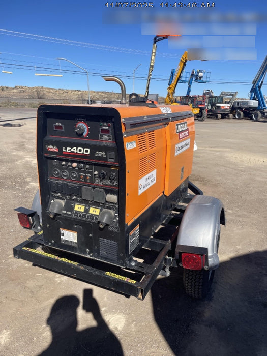 2022 Lincoln Electric LE400 Kubota V1505, Trlr, Cable Rack, Light Kit, ES Decals, T3