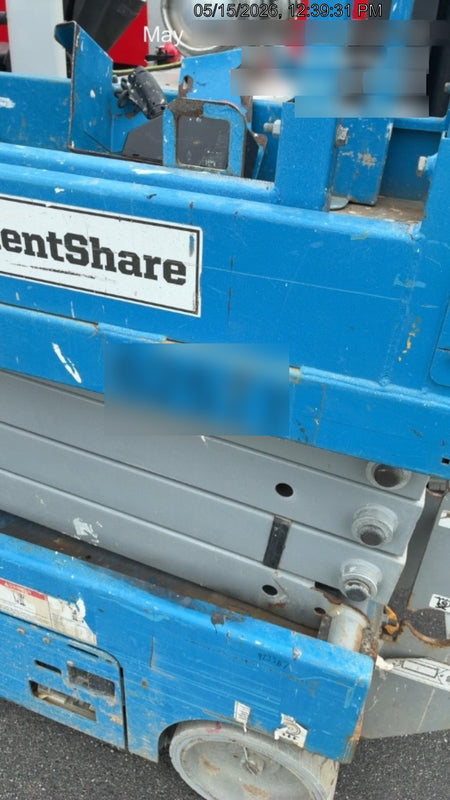 2020 Genie GS-1930 Solid Non Marking Tires, Beacon, Folding rails with half height swing gate