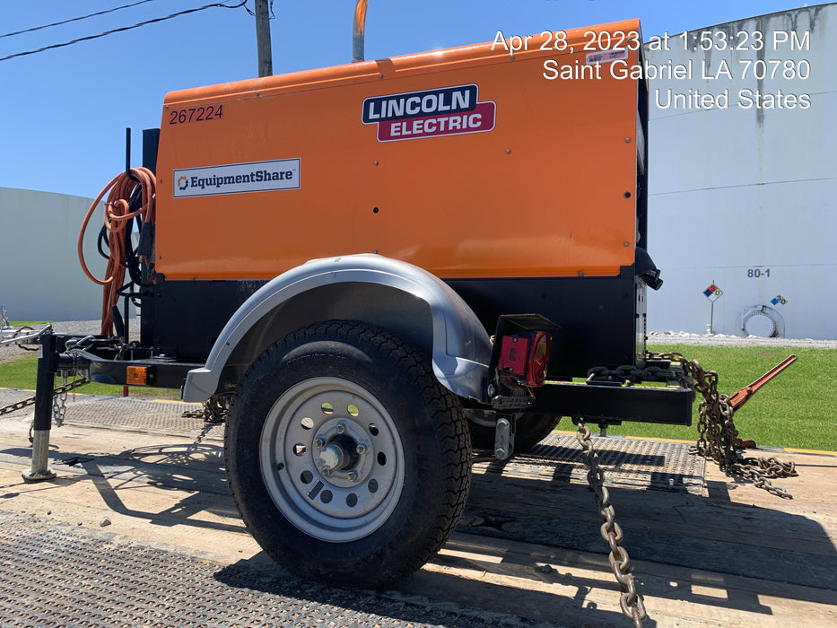 2022 Lincoln Electric LE400 Kubota V1505, Trlr, Cable Rack, Light Kit, ES Decals, T3