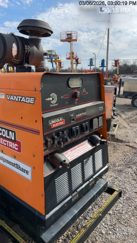 2021 Lincoln Electric Vantage 549X Ready Pak 3, ORANGE (includes trailer, cable rack, fender light kit)