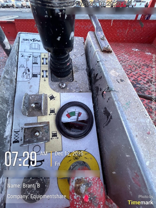 2016 Skyjack SJIII-4632 Standard Options