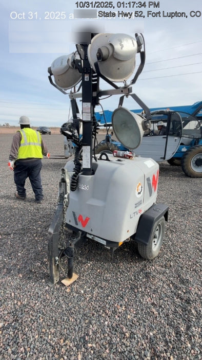 2019 Wacker Neuson LTV6L-MH Wacker Neuson LTV6L Mobile Light Tower w/Fuel Level Sensor Installed