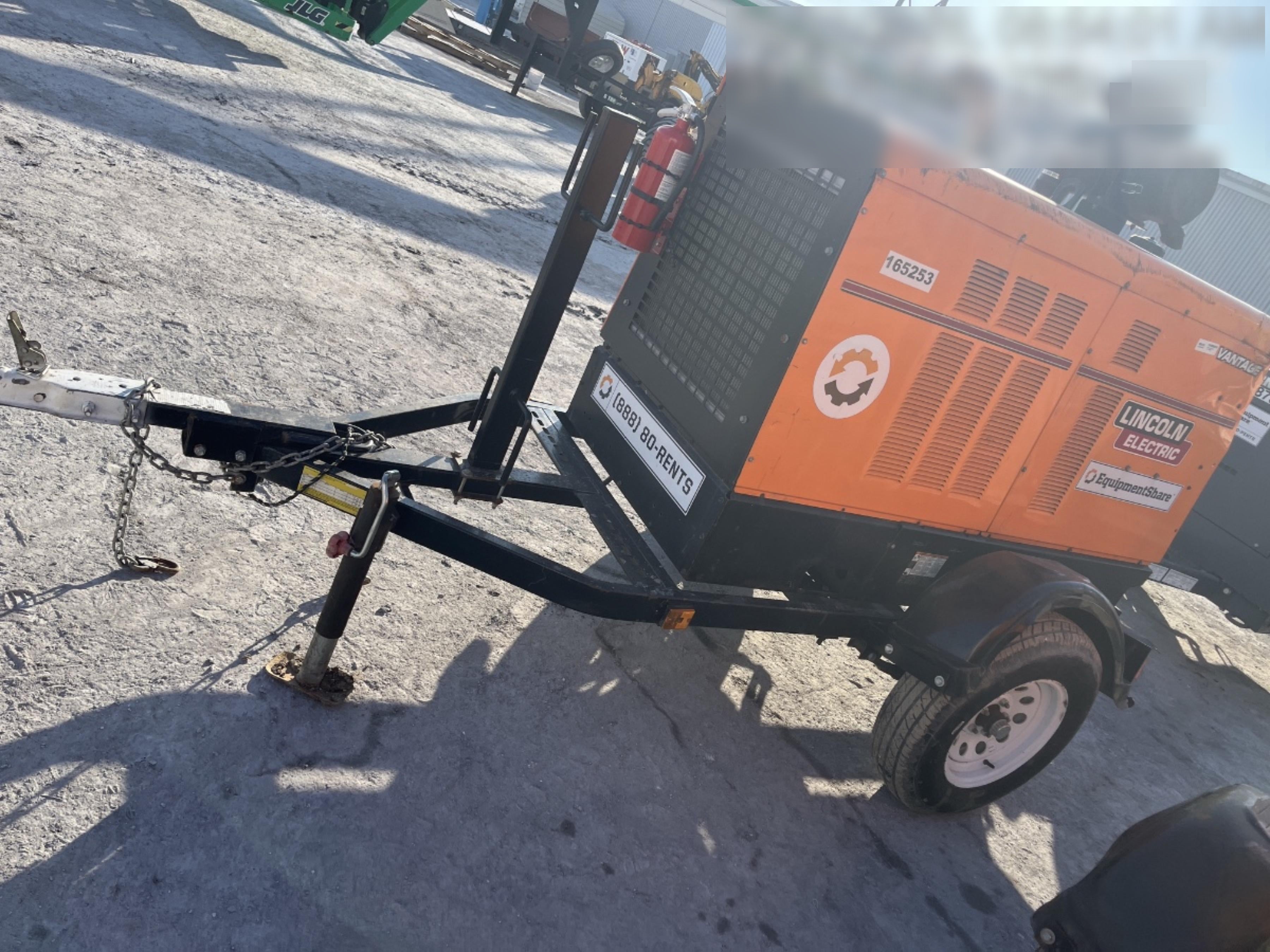 2021 Lincoln Electric Vantage 549X Ready Pak 3, ORANGE (includes trailer, cable rack, fender light kit)