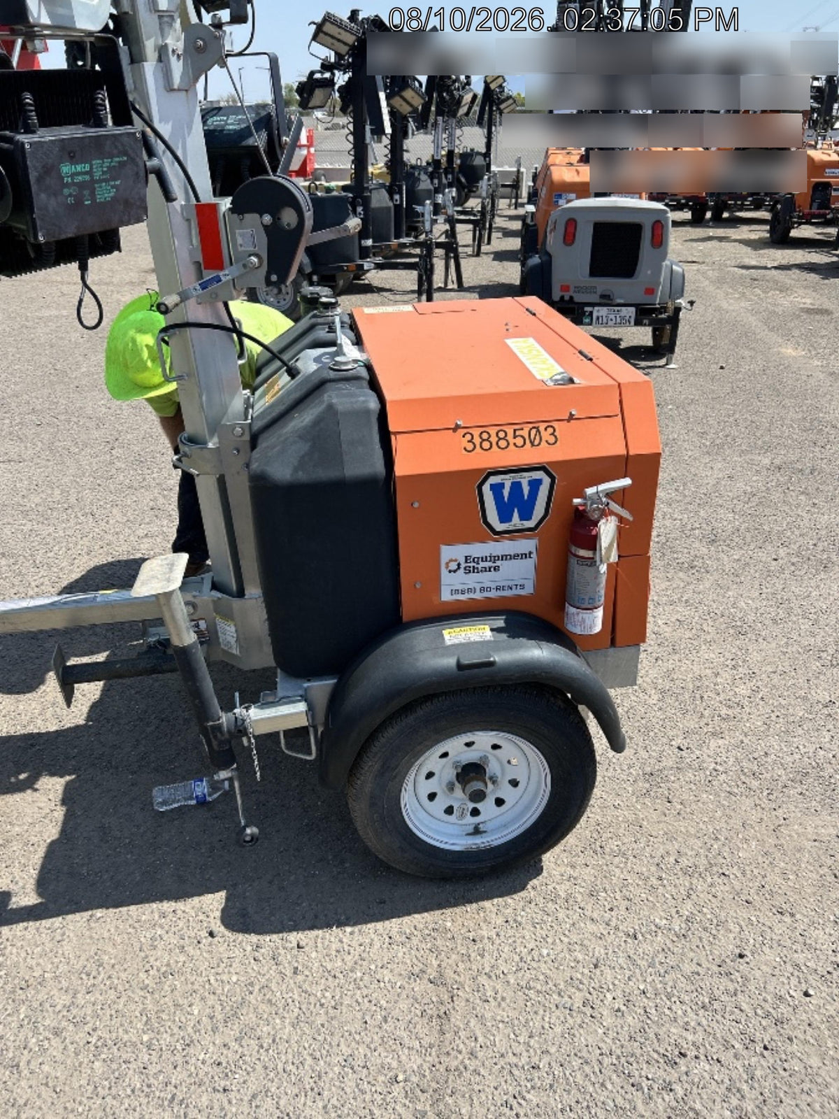 2024 Wanco WLTT-4MM4K Diesel, Deep Sea Controller, Shore Power Plug, Auto Start, (4) 350W LED Floodlights, 4kW Generator, 60 Gal Fuel Tank, 2" Ball, T3