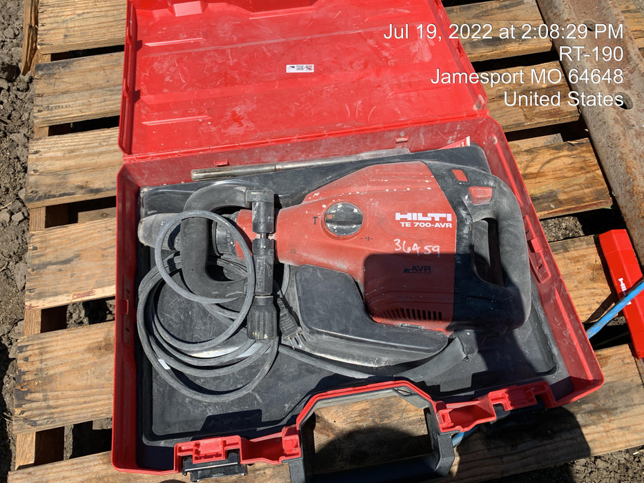 2019 HILTI TE 700-AVR