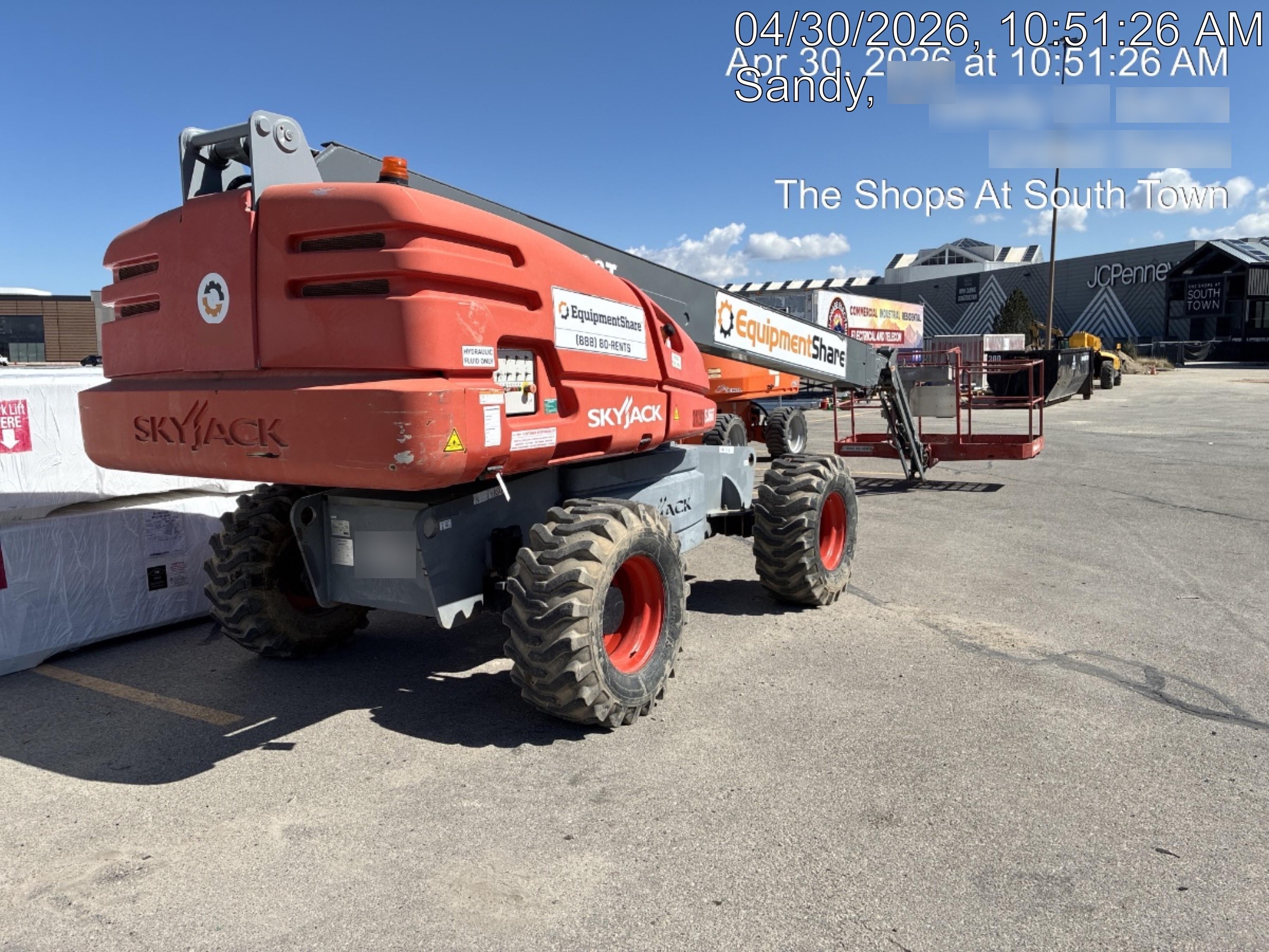 2019 Skyjack SJ66T Diesel, Foam Filled Tires, Welder Ready Package, Beacon