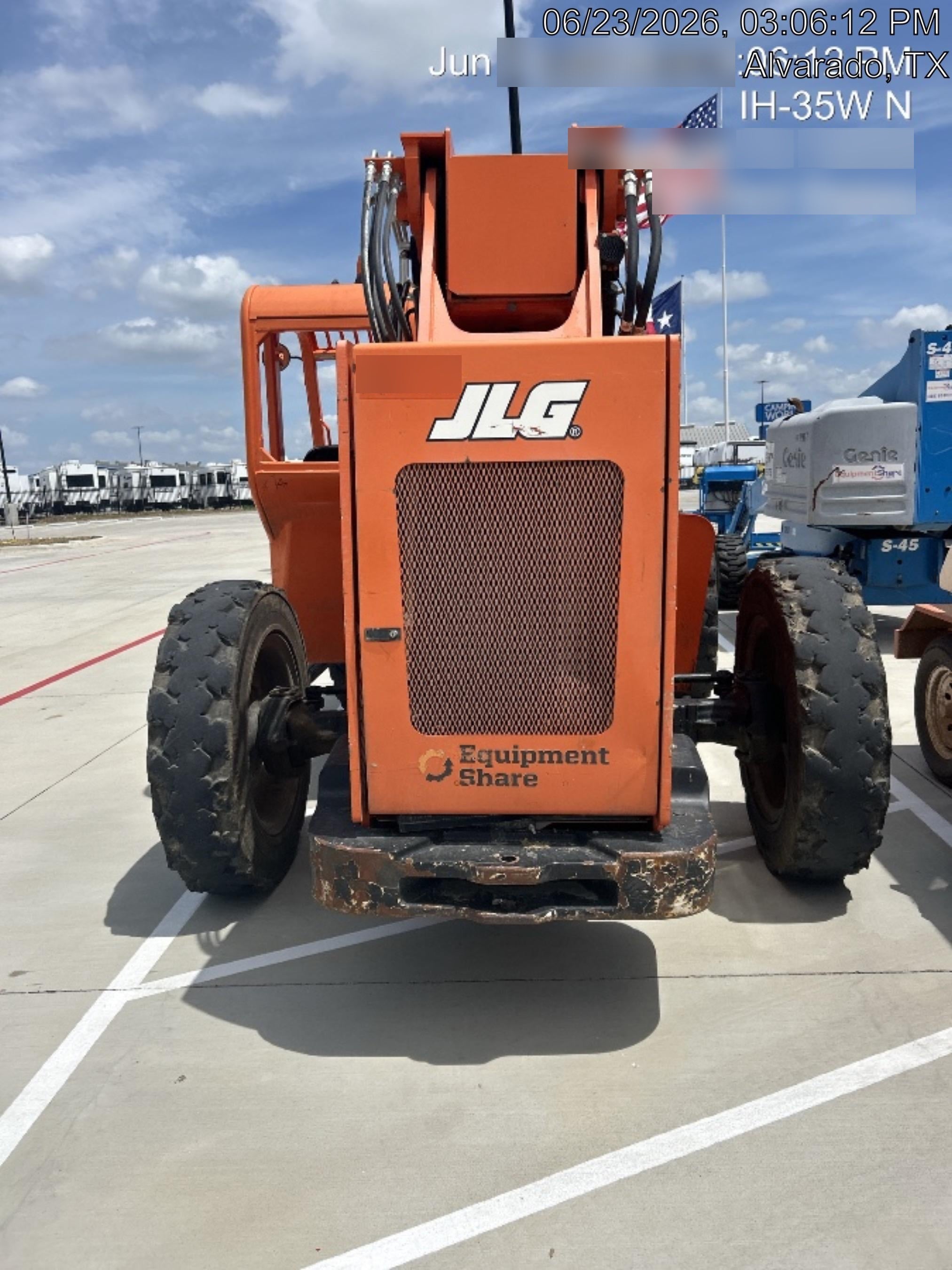 2019 Skytrak 6036 Canopy, Solid Tires, LED Work Lights, Beacon w/72" Carriage, 48" Pallet Forks