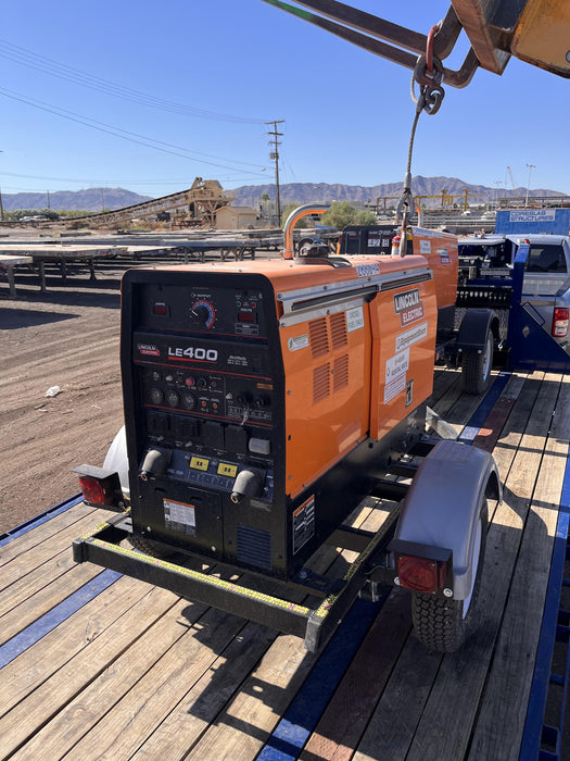 2023 Lincoln Electric LE400 Kubota V1505, Trlr, Cable Rack, Light Kit, ES Decals, T3