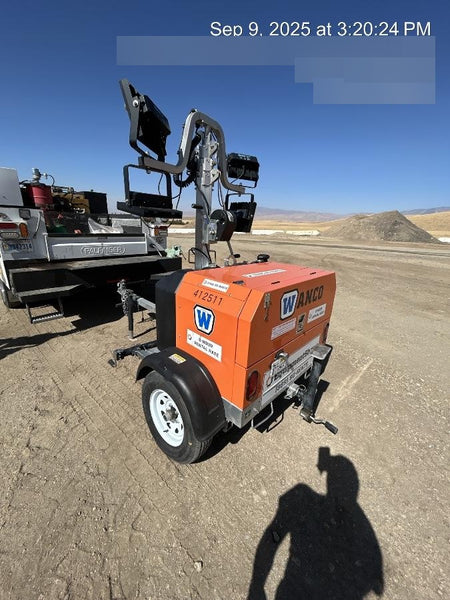 2024 Wanco WLTT-4MM4K Diesel, Deep Sea Controller, Shore Power Plug, Auto Start, (4) 350W LED Floodlights, 4kW Generator, 60 Gal Fuel Tank, 2" Ball, T3