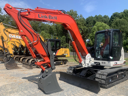 2020 Link-Belt 80X3EX 7'2" ARM, 17.7" rubber tracks, Multi function aux hydraulics