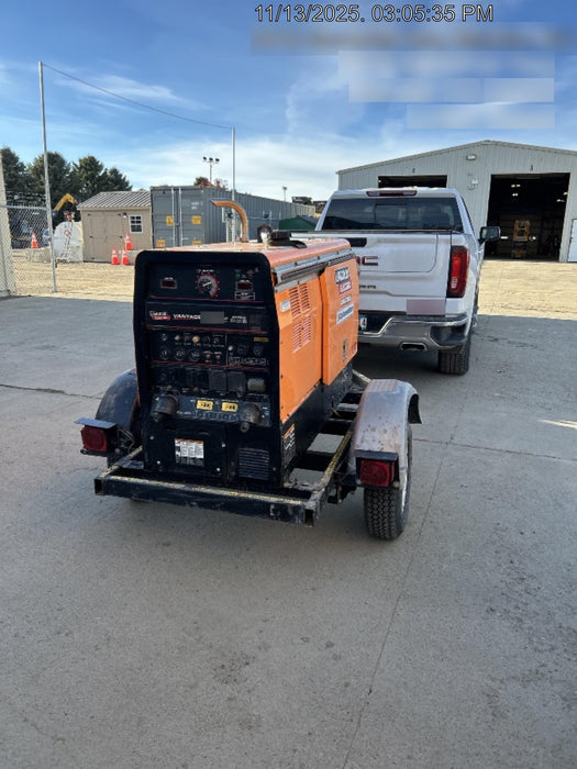 2021 Lincoln Electric Vantage 322 Vantage 322 Ready Pak 3 w/ Decals, ORANGE (includes trailer, cable rack, fender light kit) NO Telematics