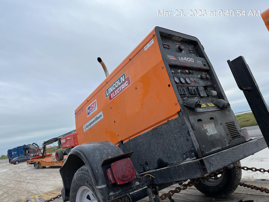 2022 Lincoln Electric LE400 Kubota V1505, Trlr, Cable Rack, Light Kit, ES Decals, T3