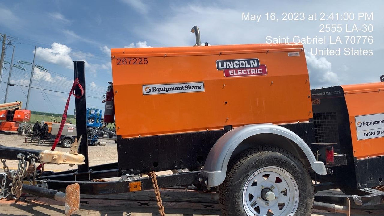 2022 Lincoln Electric LE400 Kubota V1505, Trlr, Cable Rack, Light Kit, ES Decals, T3