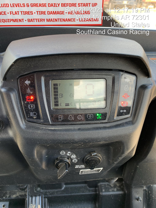 2021 Kubota RTV-X1140W-H Plastic Canopy, Windshield Acrylic Clear, LED Strobe Light, Wire Harness Kit, Back up Alarm