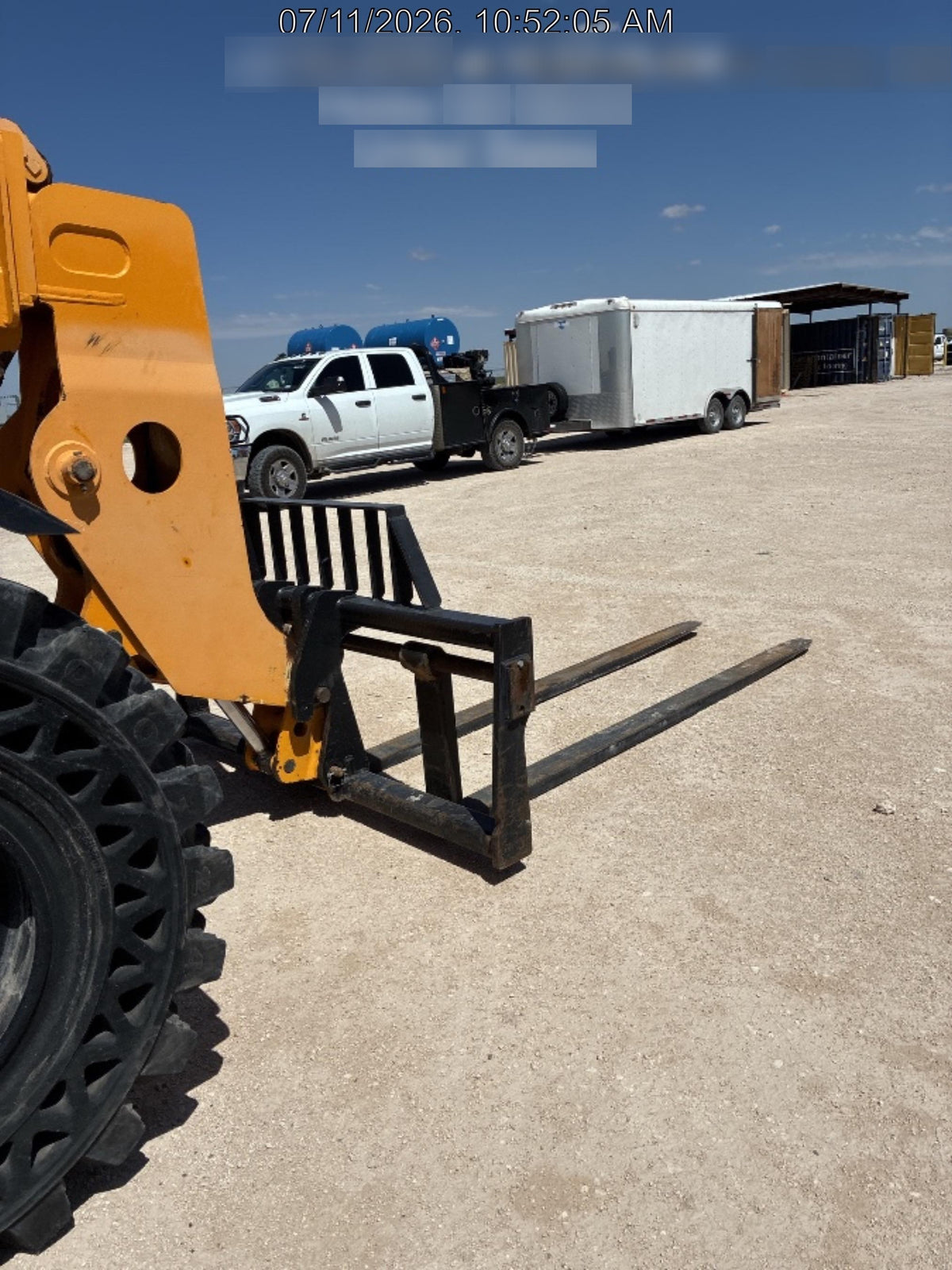2020 JCB 509-42 Canopy, Solid Tires, Work Lights, Beacon, Aux Hydraulics, Back up Alarm, Lifting Eye, ES Decals