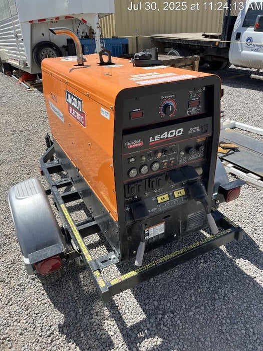 2022 Lincoln Electric LE400 Kubota V1505, Trlr, Cable Rack, Light Kit, ES Decals, T3