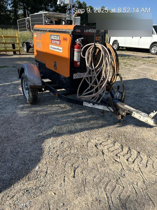 2022 Lincoln Electric LE400 Kubota V1505, Trlr, Cable Rack, Light Kit, ES Decals, T3