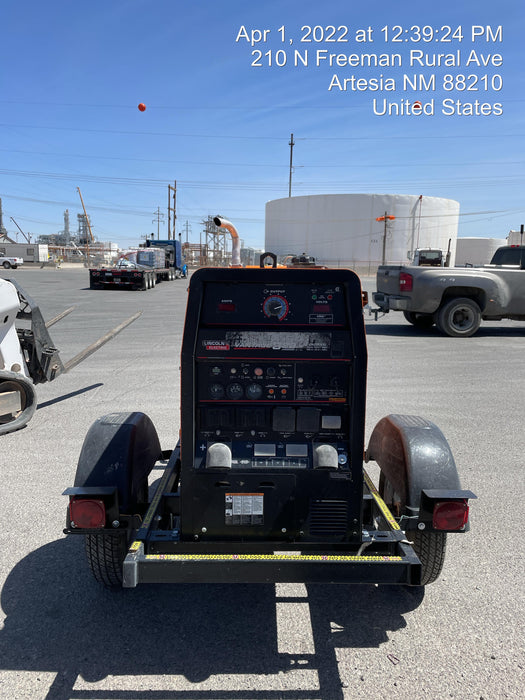 2021 Lincoln Electric Vantage 322 Vantage 322 Ready Pak 3 w/ Telematics & Decals, ORANGE (includes trailer, cable rack, fender light kit)