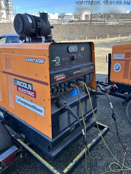 2021 Lincoln Electric Vantage 549X Ready Pak 3, ORANGE (includes trailer, cable rack, fender light kit)