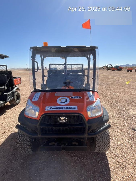 2022 Kubota RTV-X1140W-H Plastic Canopy, Windshield Acrylic Clear, LED Strobe Light, Wire Harness Kit, Back up Alarm