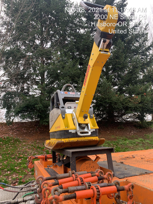 2020 Wacker Neuson DPU4545HEH Reversible Plate Compactor, Diesel