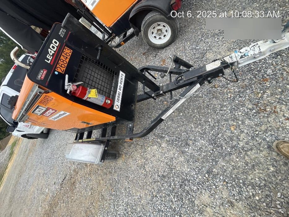 2022 Lincoln Electric LE400 Kubota V1505, Trlr, Cable Rack, Light Kit, ES Decals, T3