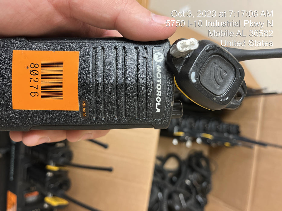2020 MOTOROLA RDU4100