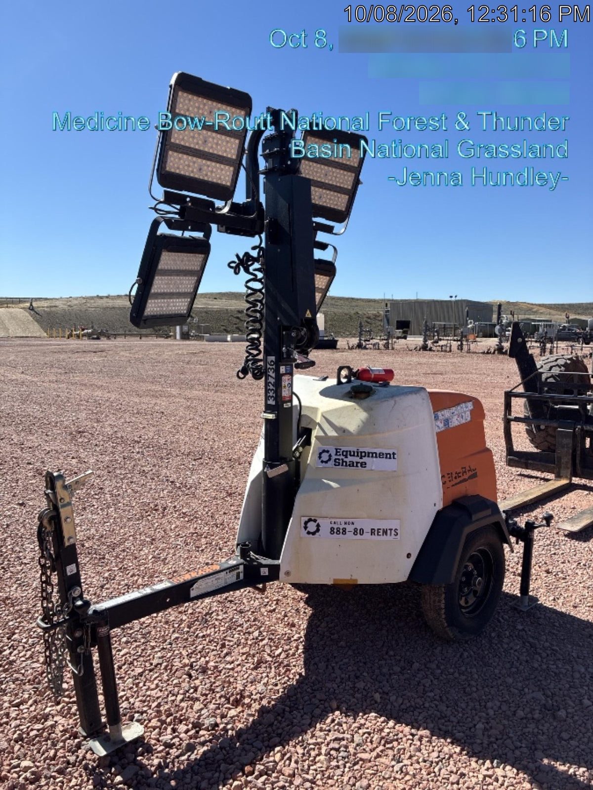 2023 Generac MLT2 Diesel, Flex Switch 120V Input, Powerzone Controller, (4) 320W LED Lights, 4kW Generator, 39.9 Gal Fuel Tank, 2" Ball, T3