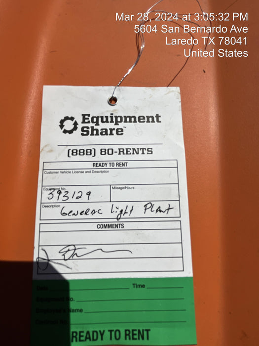 2024 Generac MLT2 Diesel, Flex Switch 120V Input, Powerzone Controller, 
(4) 320W LED Lights, 4kW Generator, 39.9 Gal Fuel Tank, 2" Ball, T3