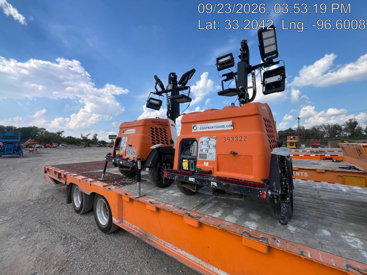 2024 Generac MLT2 Diesel, Flex Switch 120V Input, Powerzone Controller, 
(4) 320W LED Lights, 4kW Generator, 39.9 Gal Fuel Tank, 2" Ball, T3