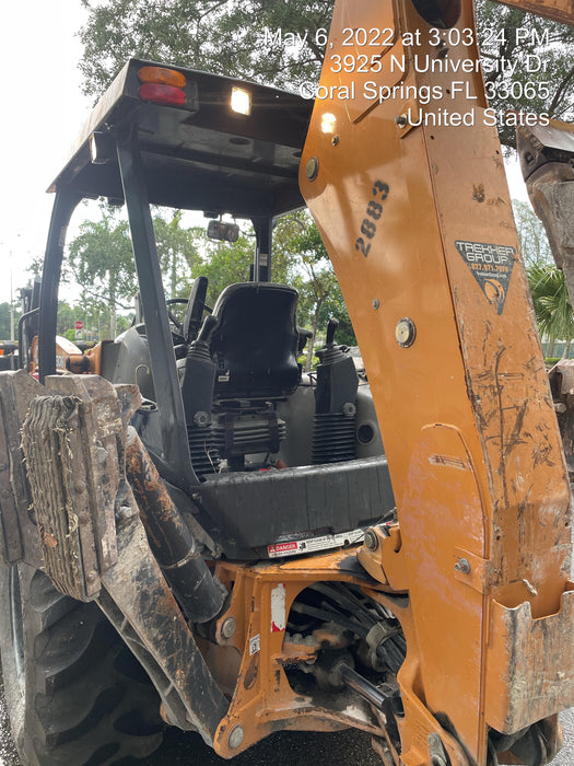 2018 Case 580N STANDARD HOE, ROPS, PILOT CONTROLS, AUX HYD