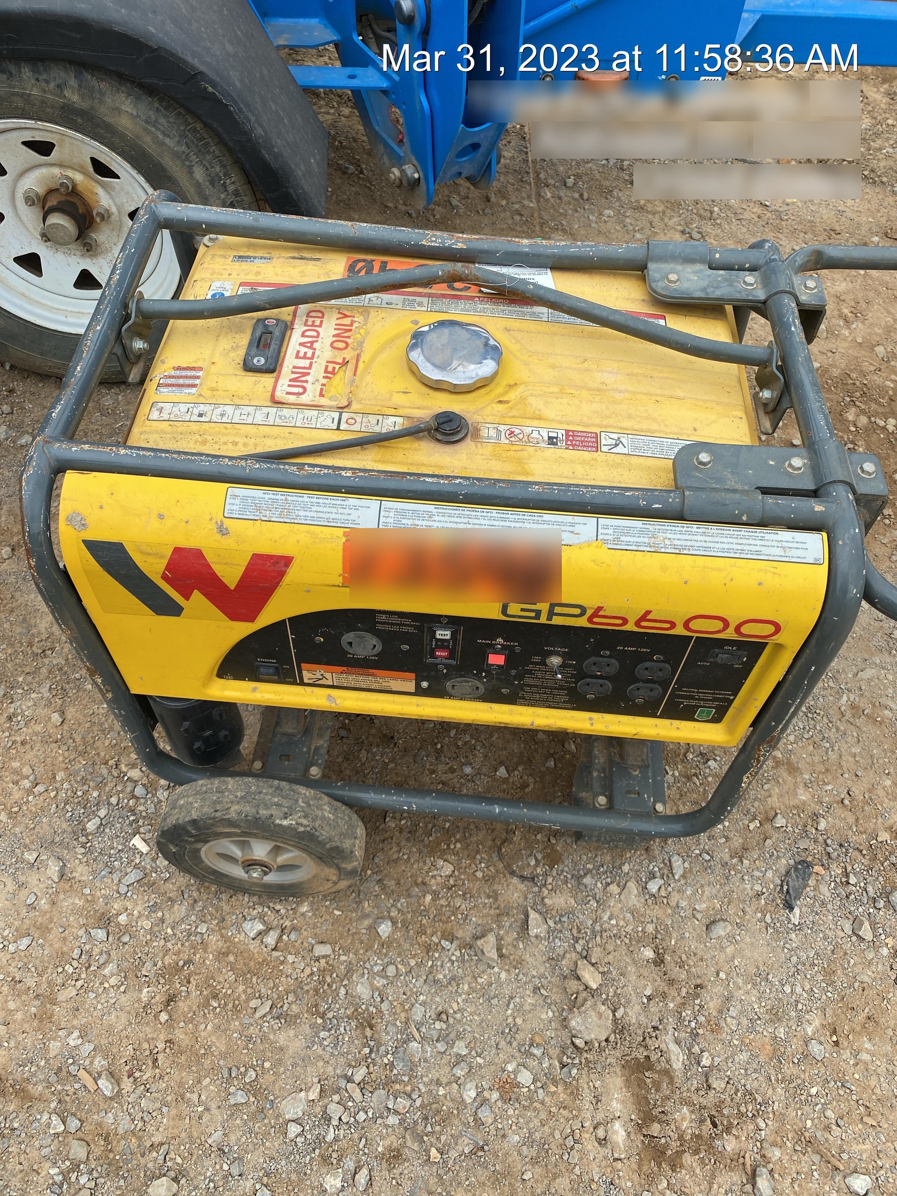 2020 WACKER NEUSON GP6600A