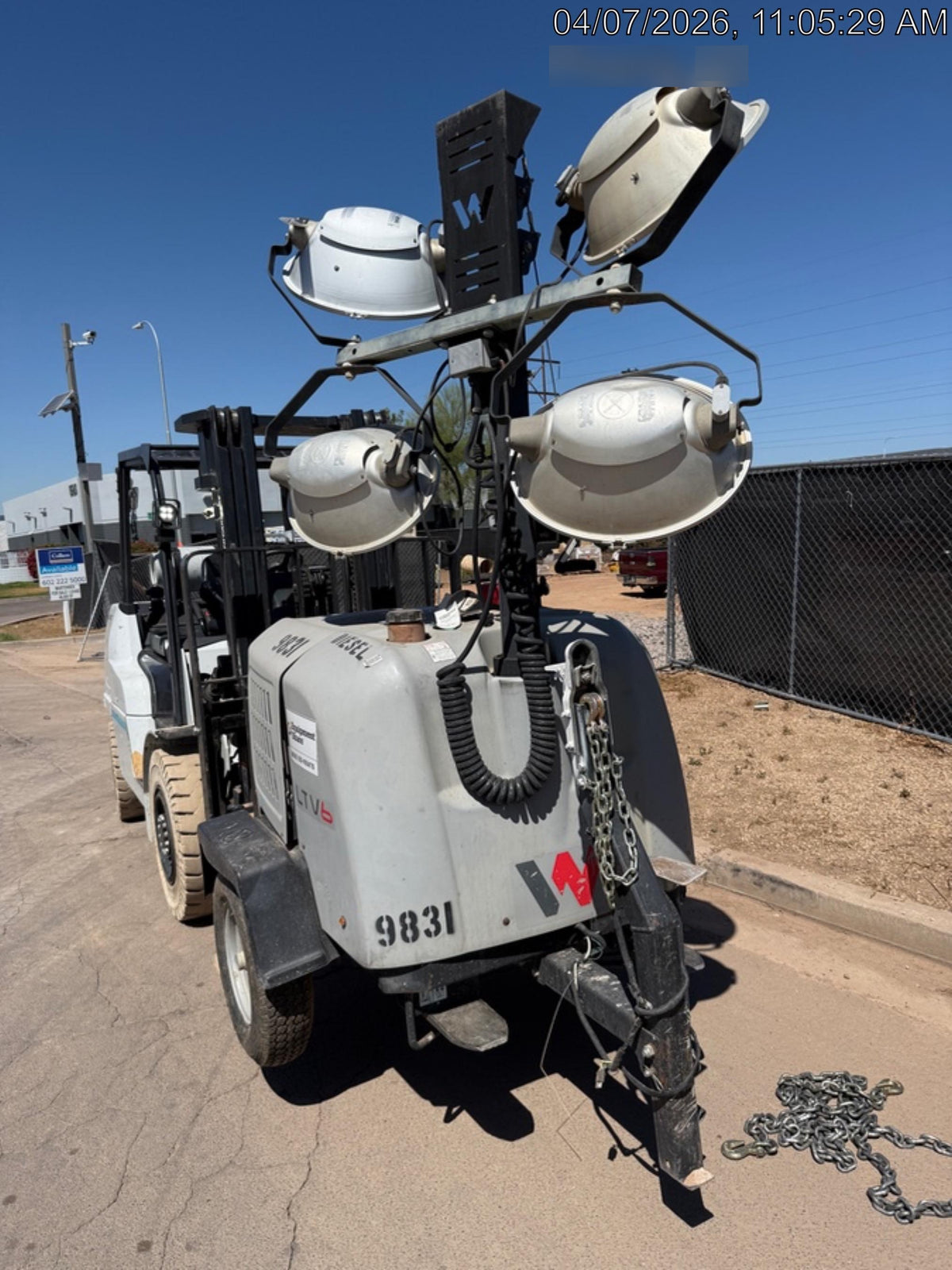 Wacker Neuson LTV6K-MH Wacker Neuson LTV6K Towable Light Tower