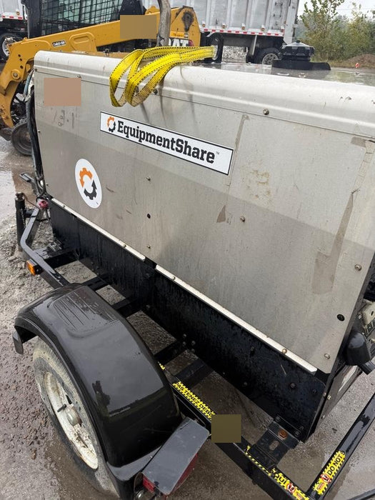 2019 Lincoln Electric Vantage 322 Welder Ready-Pak 3, Two wheel trailer, Fender and Light kit, Cable Rack