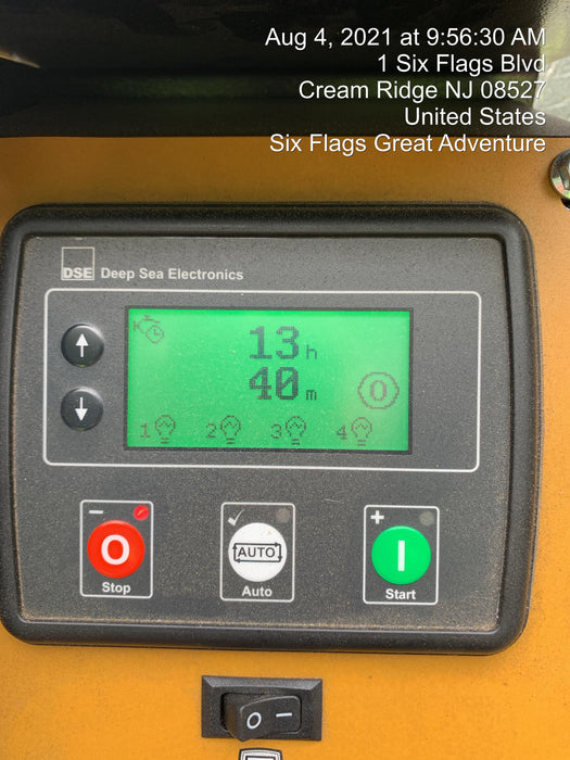 2021 Allmand NLV3GR (4) LED Light Fixture 350W, 23' Vertical Mast, 3kW Prime, Towable, Deep Sea L401, Leveling Jacks, Yanmar T4F 5.8hp