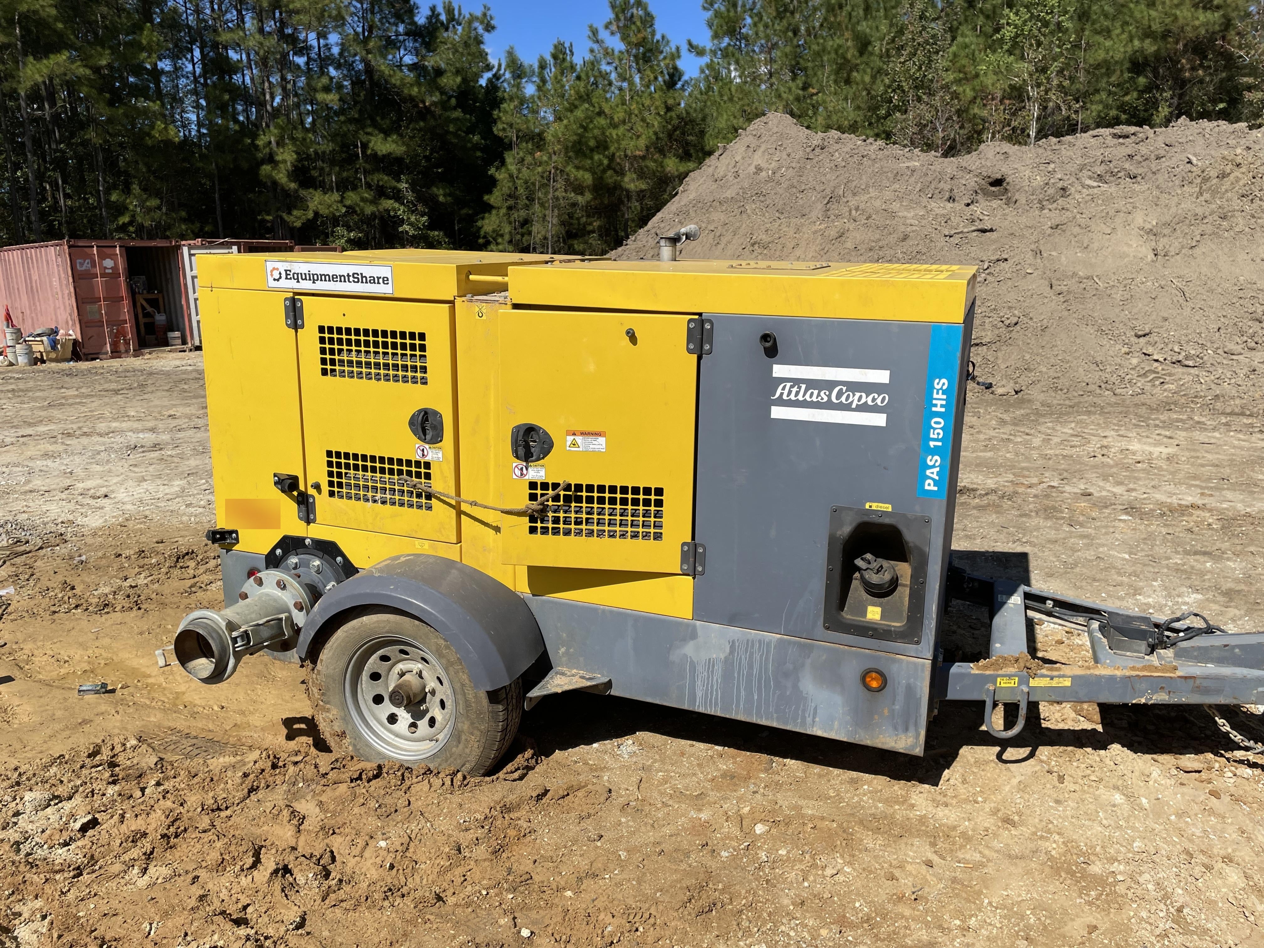 2020 ATLAS COPCO PAS 150 HF CS Enclosed