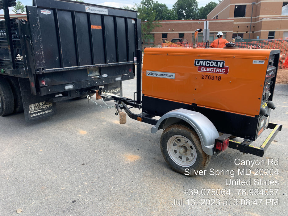 2022 Lincoln Electric LE400 Kubota V1505, Trlr, Cable Rack, Light Kit, ES Decals, T3