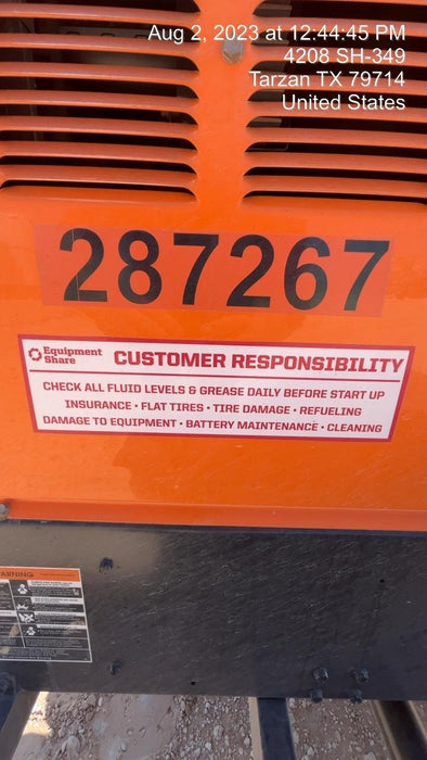 2023 Lincoln Electric LE400 Kubota V1505, Trlr, Cable Rack, Light Kit, ES Decals, T3