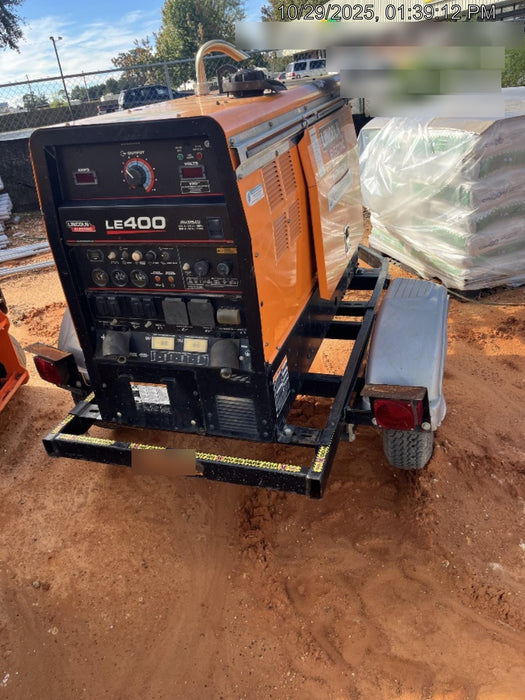 2022 Lincoln Electric LE400 Kubota V1505, Trlr, Cable Rack, Light Kit, ES Decals, T3